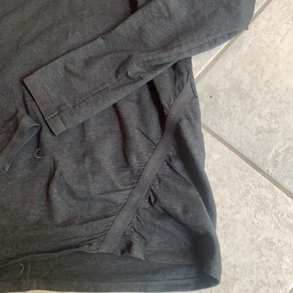 Calvin cowlneck cotton tunic dk gray Sz XL - Picture 2 of 4